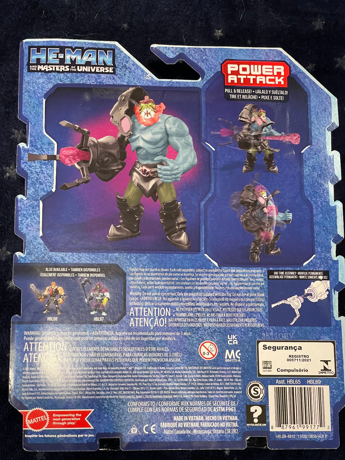 NEW! Mattel MOTU (Netflix) CORE TRAPJAW 5.5&Prime; Action Figure w/POWER ATTACK MINT!