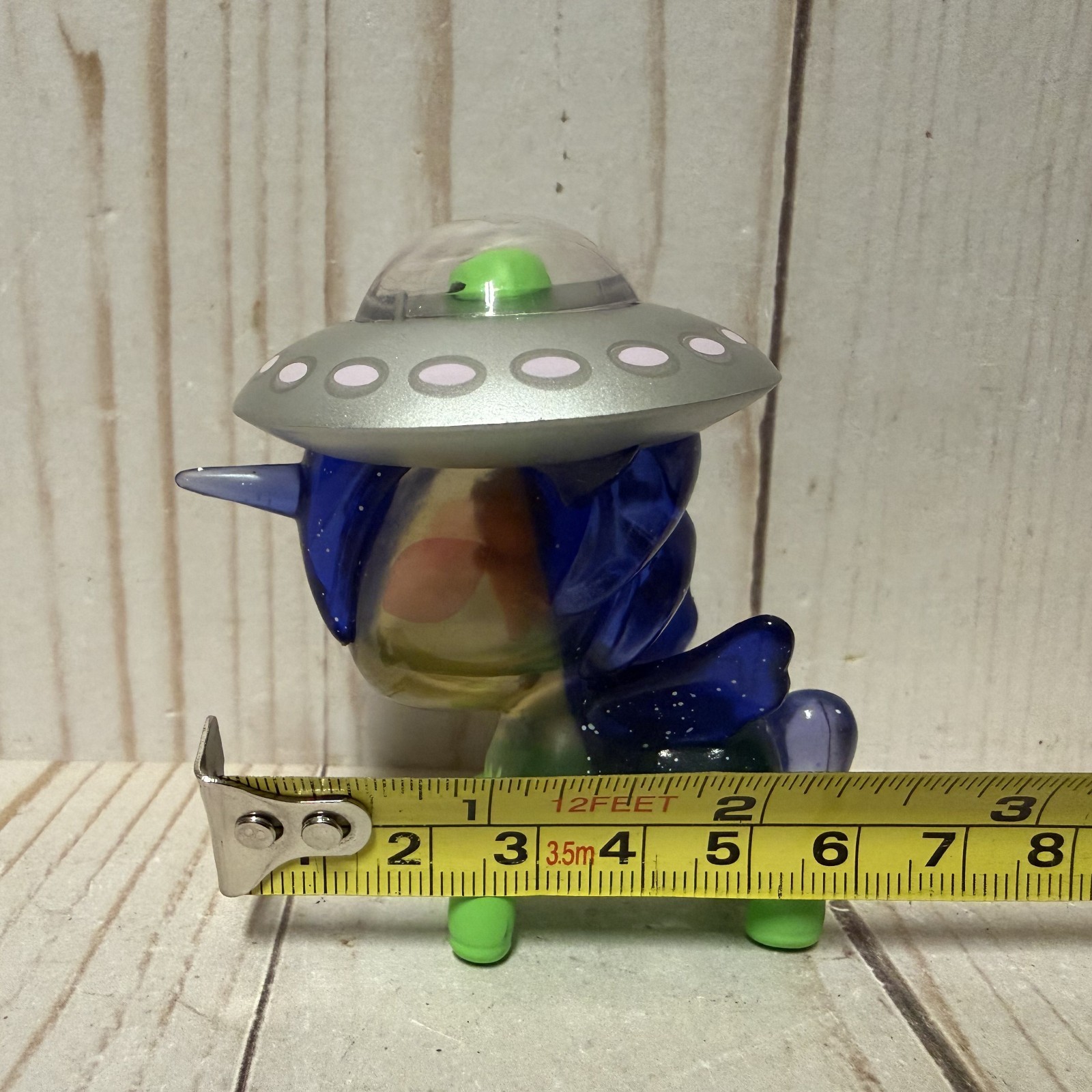Tokidoki Unicorno After Dark 3 Spacey Unicorn Figure Alien UFO Rare HTF 2 Inch