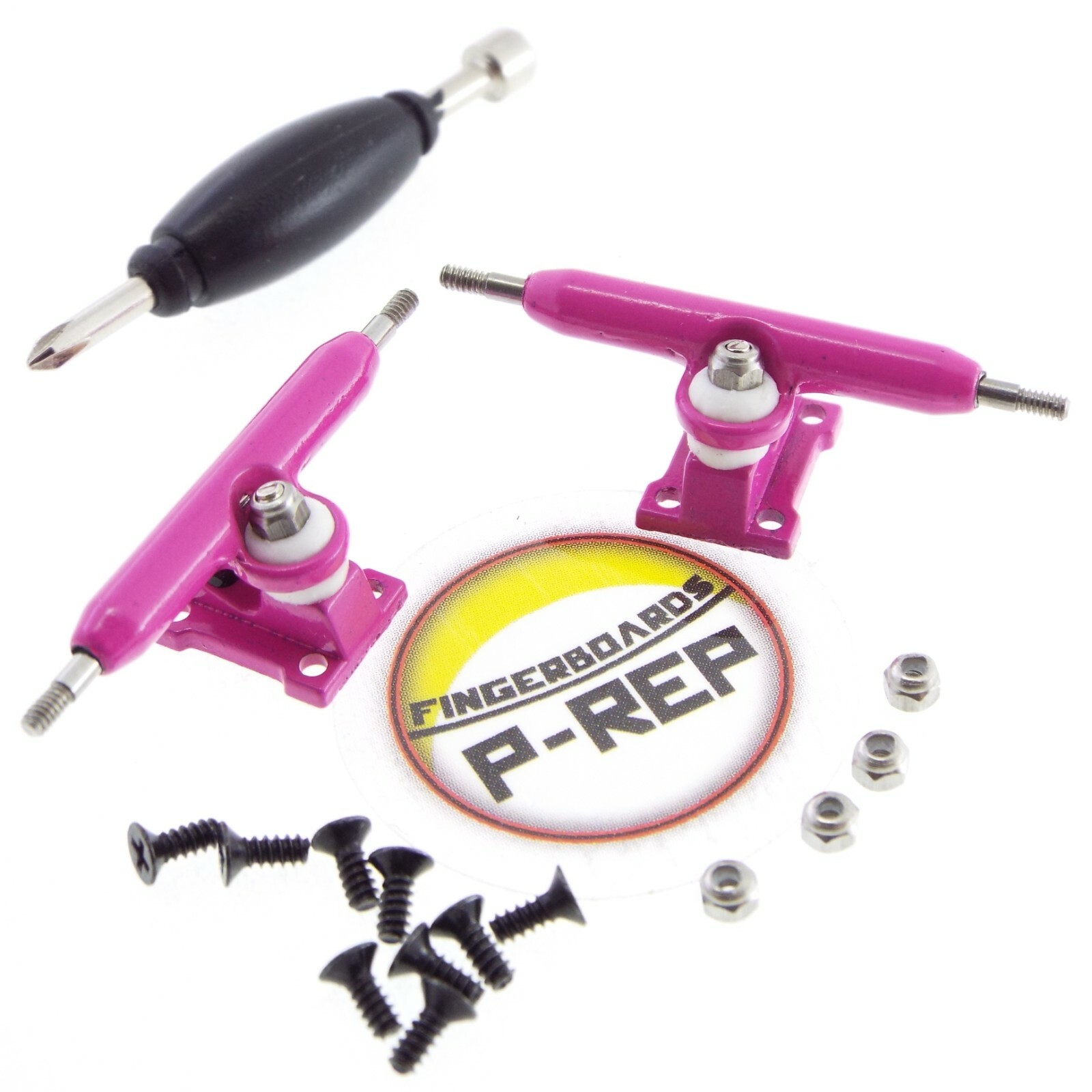 P-REP Solid Performance 32mm Fingerboard Trucks – Pink