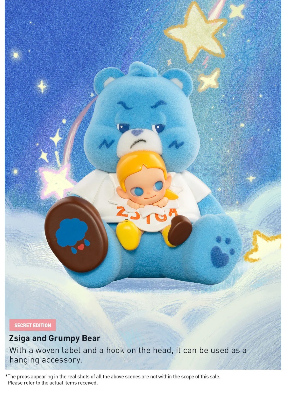 POP MART Zsiga x Care Bears Series Confirmed Figure in New Sealed Bag Open Box