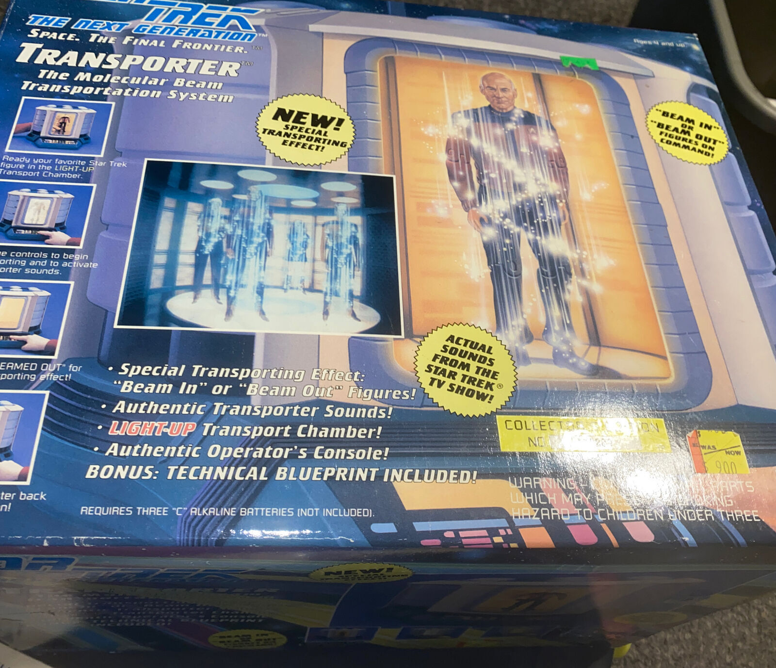 Star Trek The Next Generation Transporter Playmates Open Box