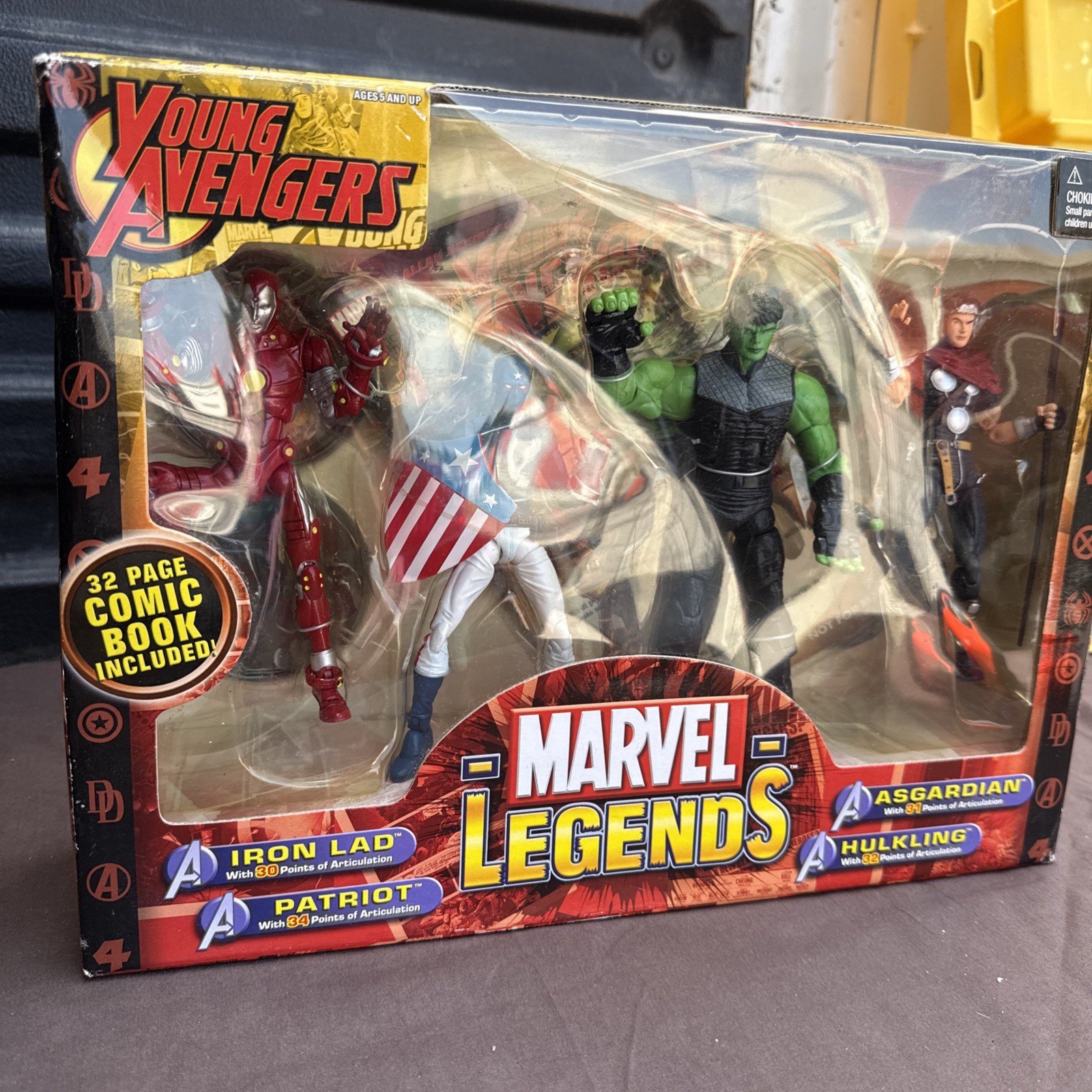 Marvel Legends Young Avengers Action Figure Set New Sealed ToyBiz 2006 Comic