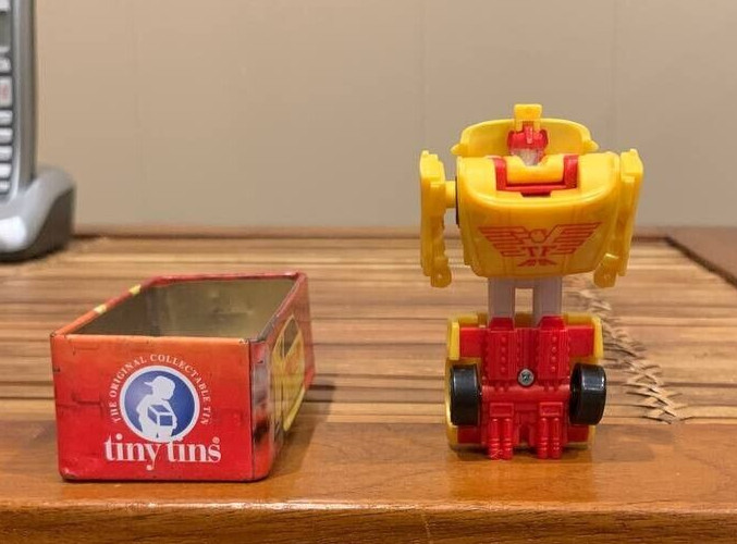 Transformers Tiny Tins R.E.V. Race Exertion Vehicle INCOMPLETE