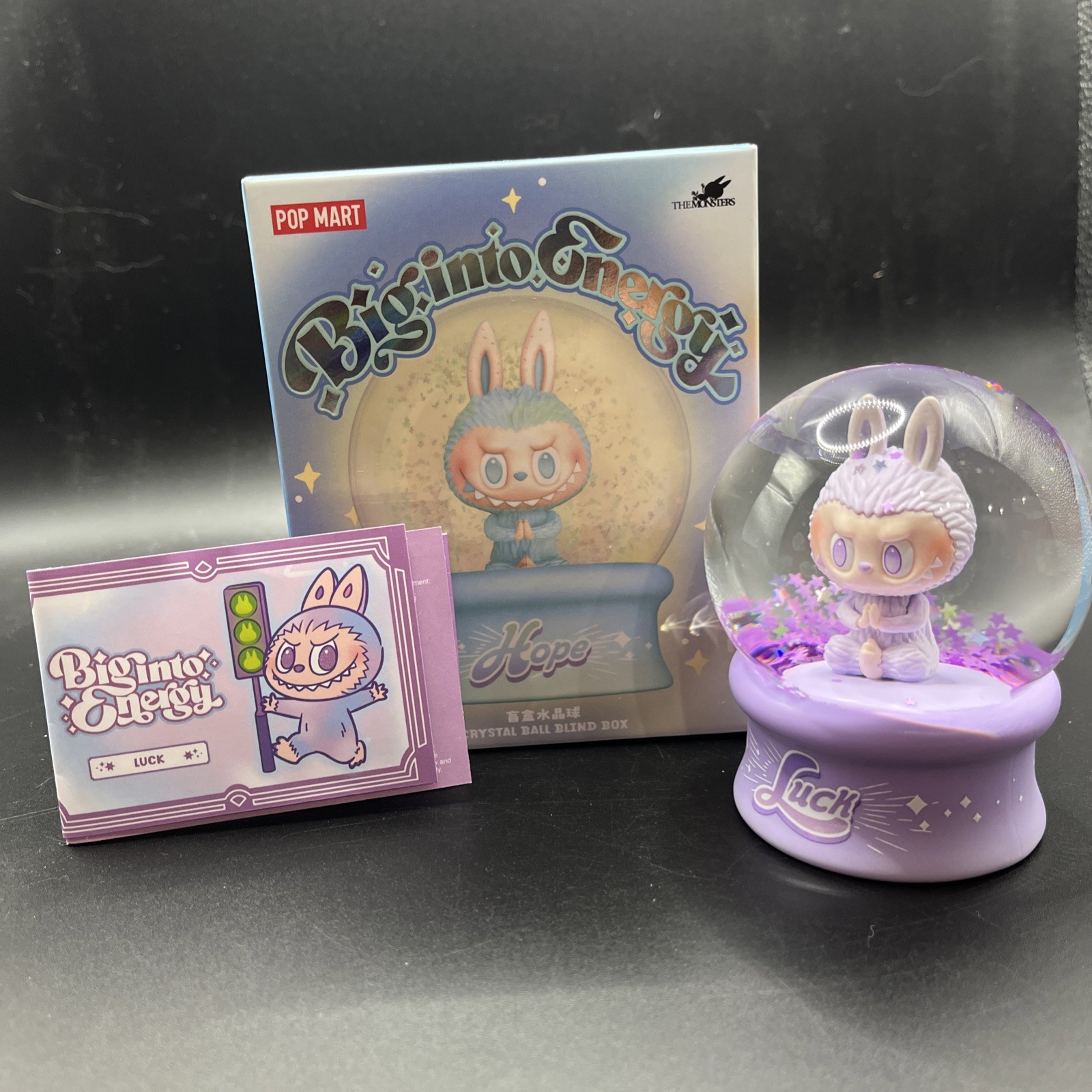 Authentic Pop Mart Monsters Big Into Energy Crystal Ball Luck Confirmed