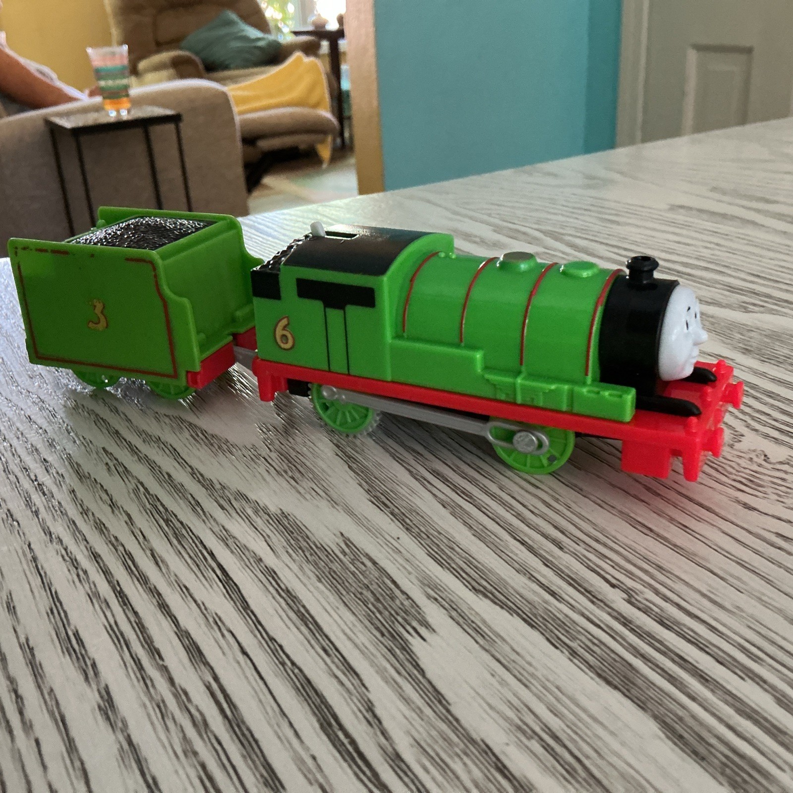 Thomas & Friends Trackmaster Henry Battery Powered Motorized Engine 2013 Works