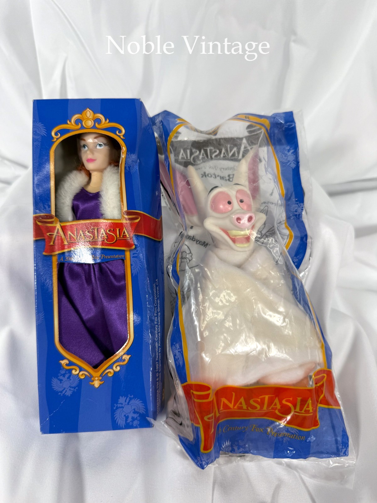 1997 20th Century Fox Anastasia 8&Prime; Figure Premium With Bartok Lot – G5B