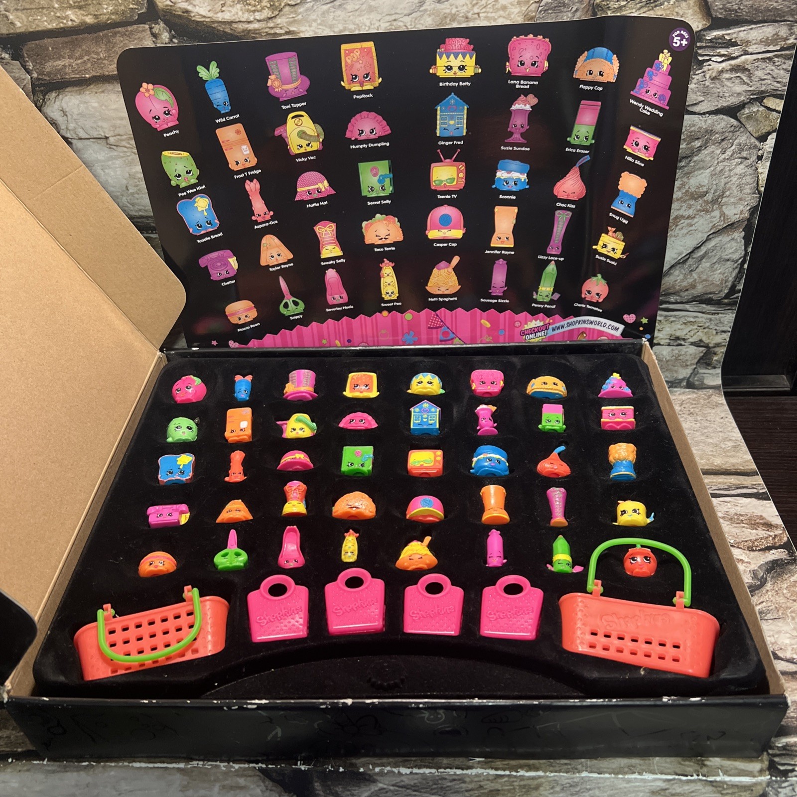 Shopkins Mystery Edition w/ Black Box & 40 Rare Shopkins Full Set 2013