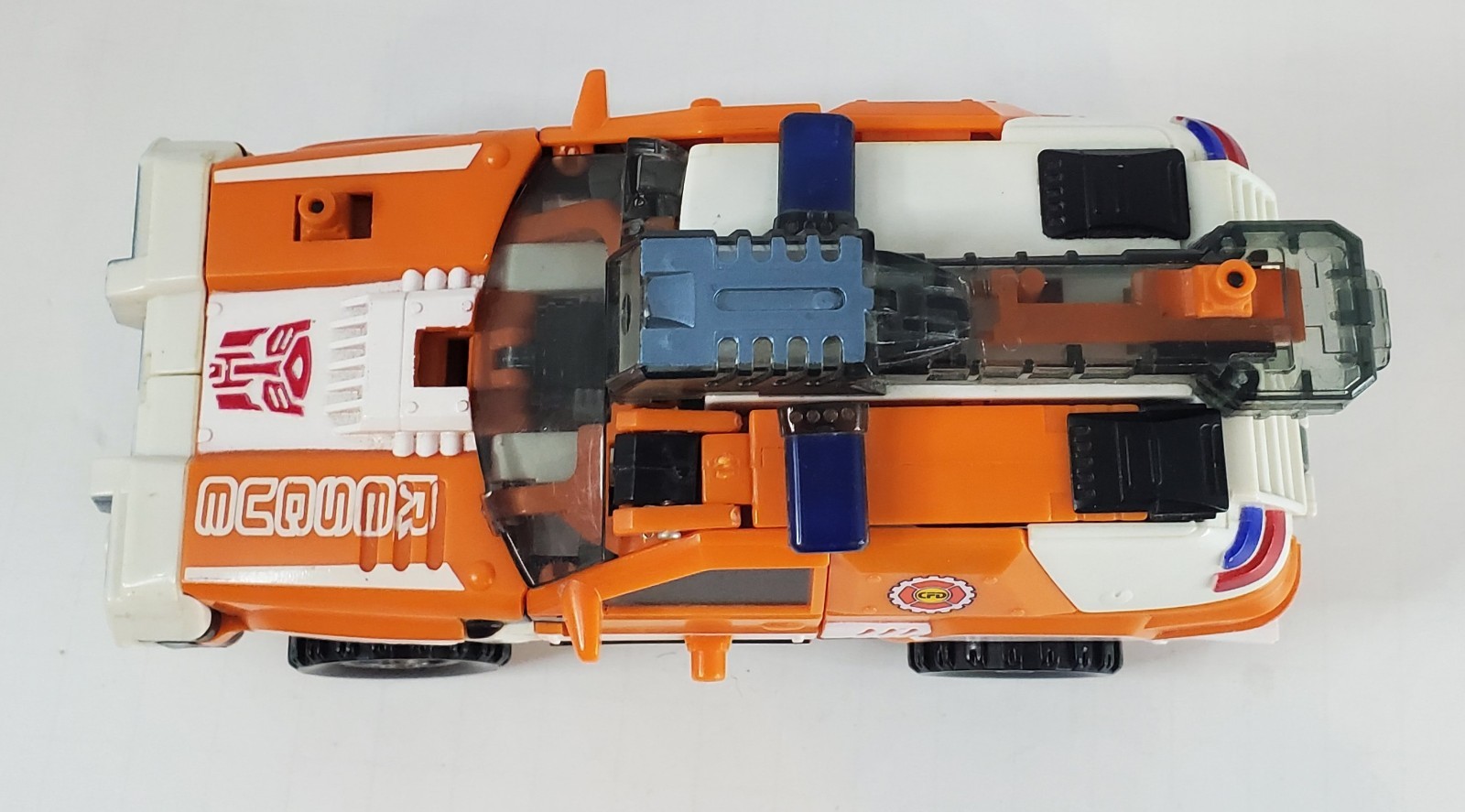 TRANSFORMERS Armada Powerlinx Red Alert 2003 Action Figure Incomplete READ