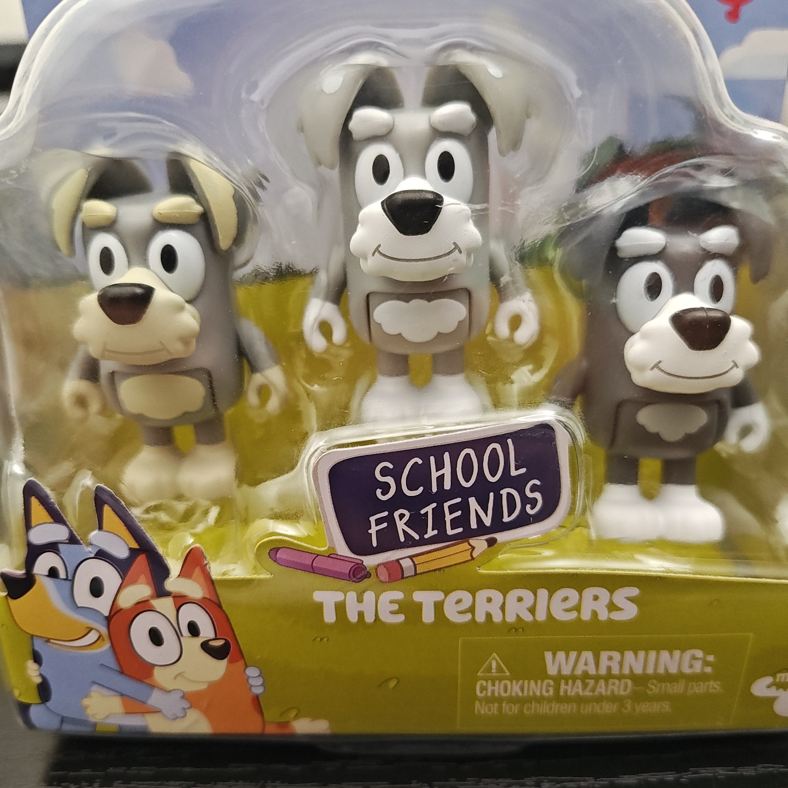 Bluey Figures – The Terriers – School Friends Set – New In Box
