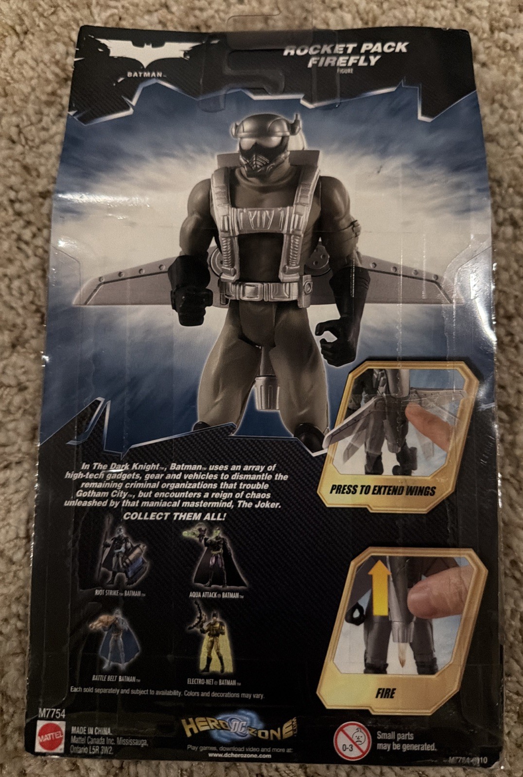 Mattel Batman Rocket Pack Firefly Action Figure The Dark Knight 2008