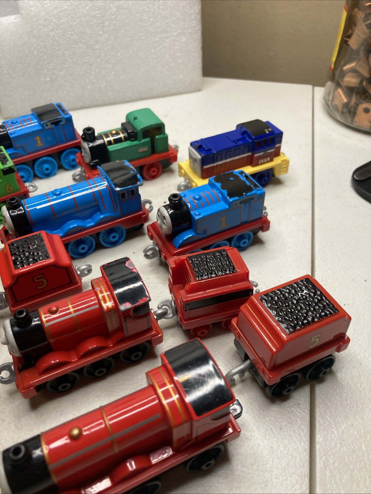 Thomas & Friends Push Along TrackMaster Train Diecast Lot. See Images. -E
