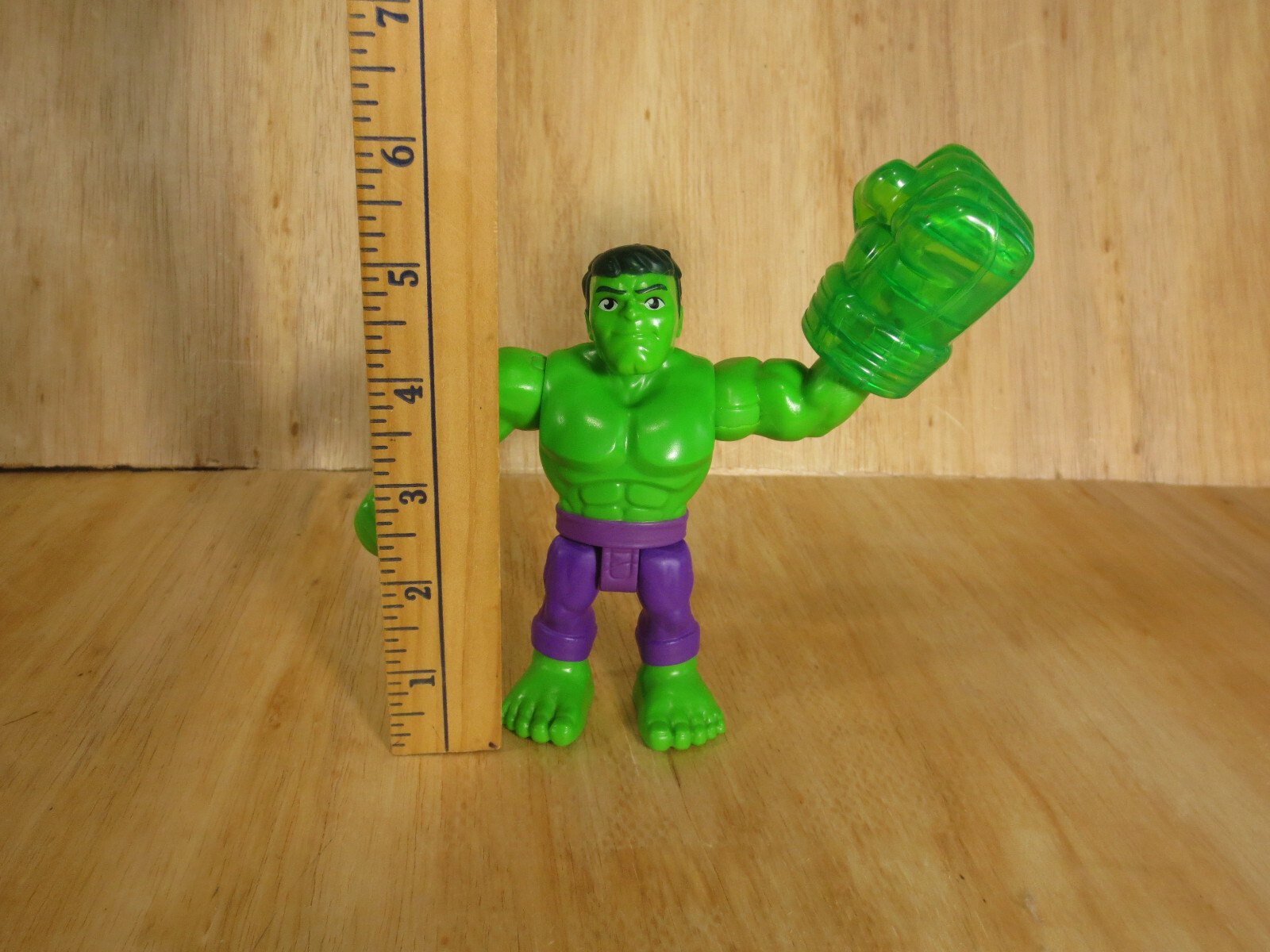 Playskool Heroes Marvel SuperHero Adventures 5&Prime; Hulk Action Figure With Fist Toy
