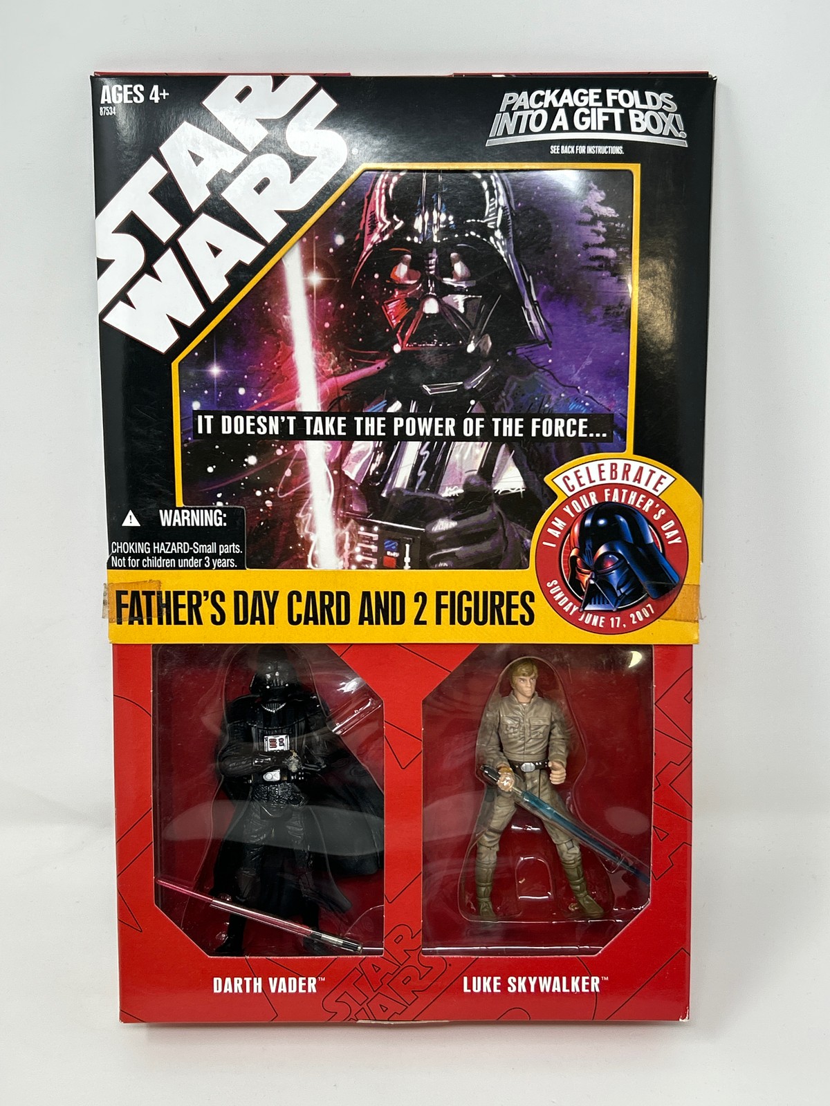 Star Wars 30th Anniversary Multipacks Darth Vader & Luke Skywalker Card & Figur