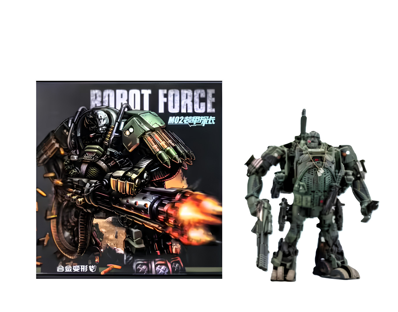 WJ Deformable AoE Robot Force Green Hound Version 2.0 M-02 10&Prime; Action Figure