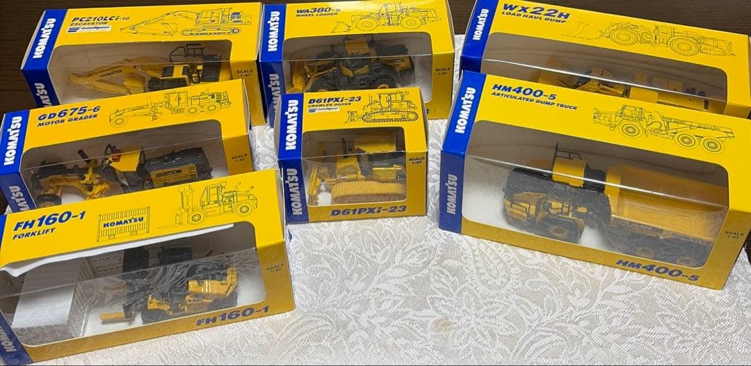 Komatsu Original Miniature (Not For Sale) – KOMATSU Construction Equipment