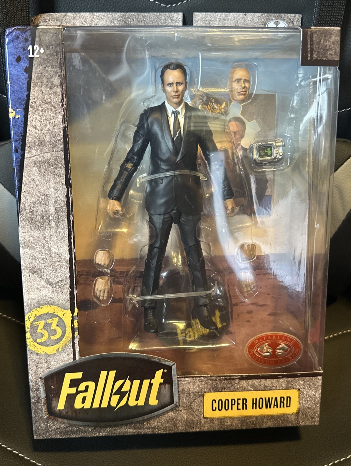 Mcfarlane Toys FALLOUT COOPER HOWARD Red Platinum Edition Action Figure