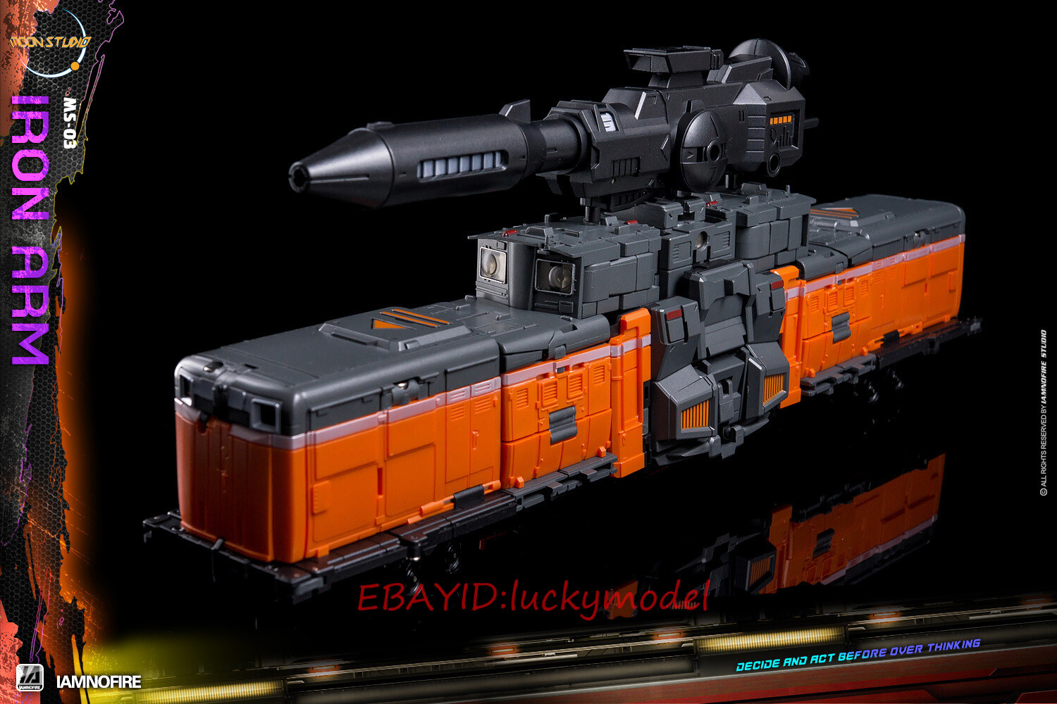 Transforms Moon Studio RADIA TRON MS-03 Iron Arm Kaen MS03 Action Figure New