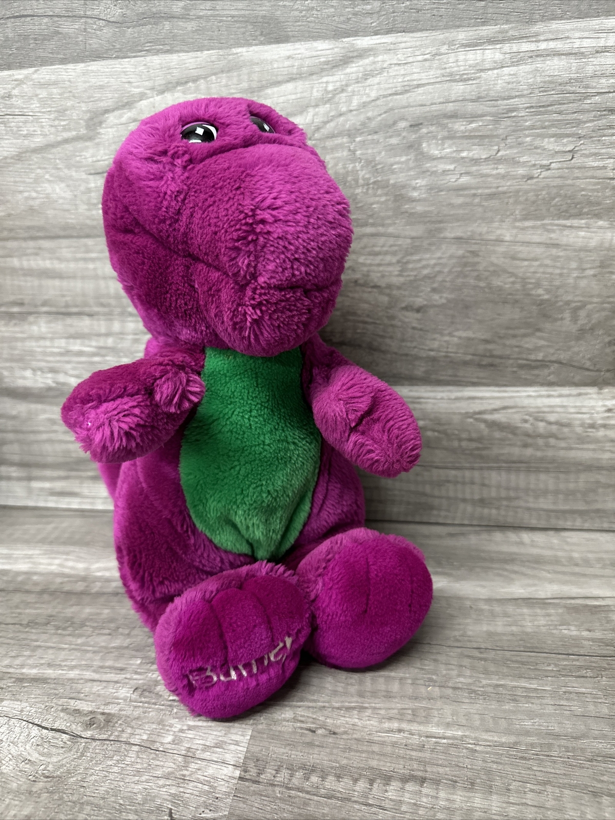VINTAGE 1992 ORIGINAL LYONS GROUP BARNEY PURPLE DINOSAUR 13” PLUSH DOLL