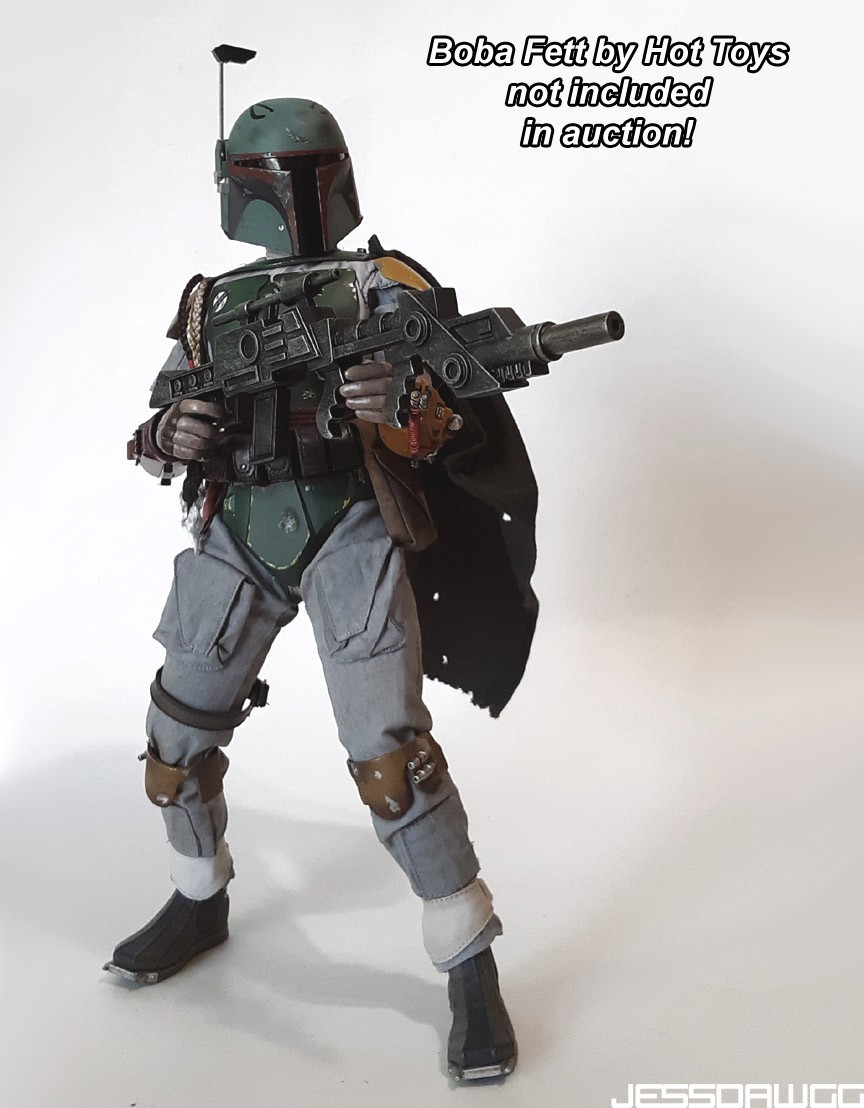 1/6 Sci-Fi blaster rifle for 12&Prime; Figure Star Wars hot Toys Sideshow Trek