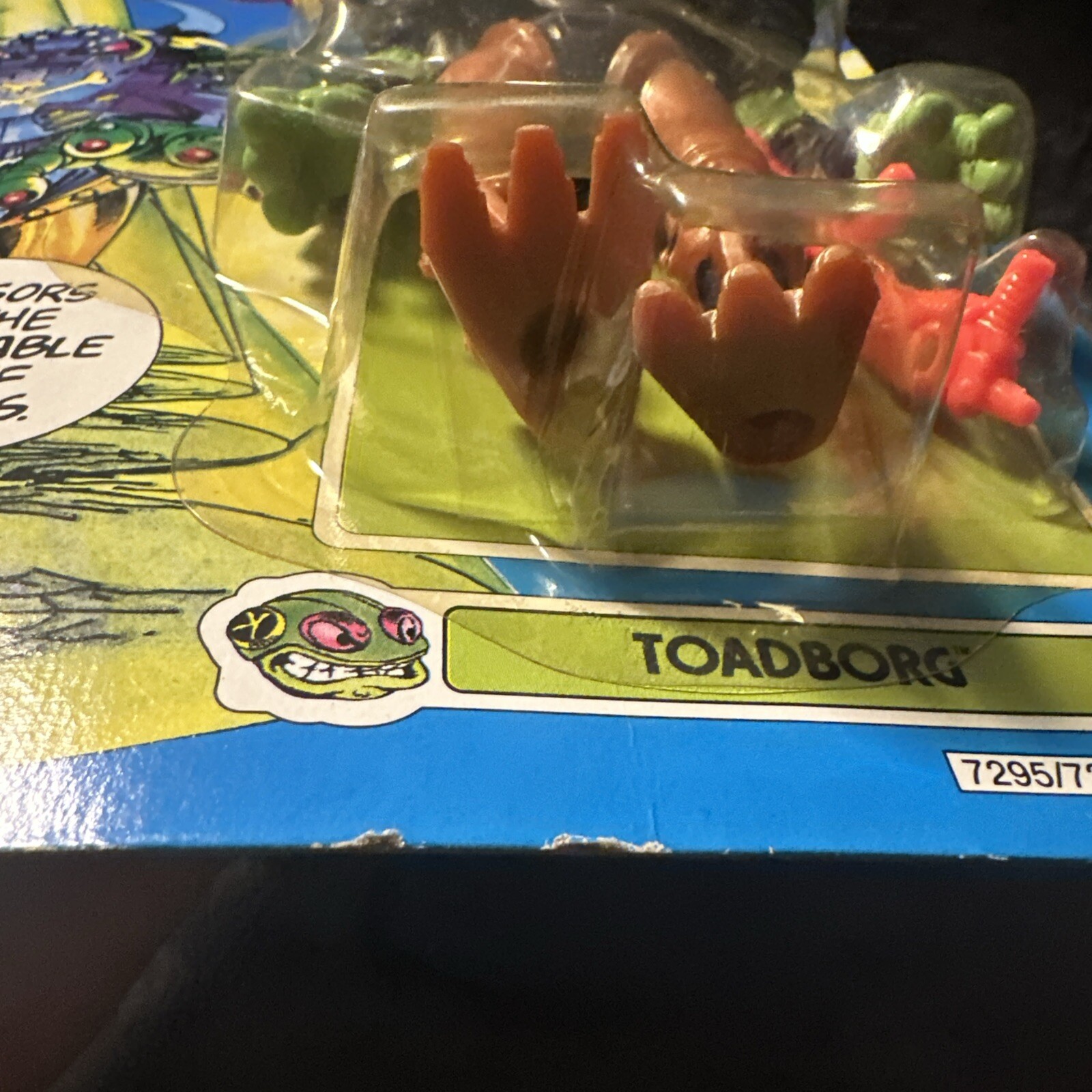 1990 HASBRO BUCKY O&rsquo;HARE TOADBORG #6 FIGURE COPPER/BRONZE LEG VERSION NEW SEALED