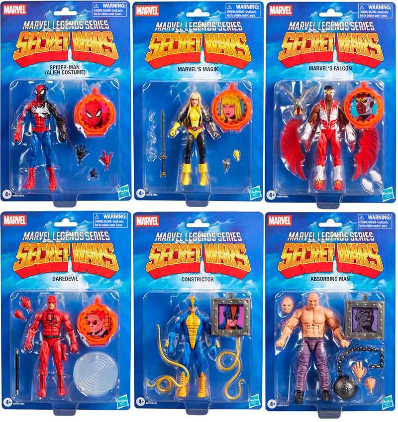Marvel Legends Retro 6&Prime; Figure Secret Wars Wave 2 – Set of 6 IN STOCK!