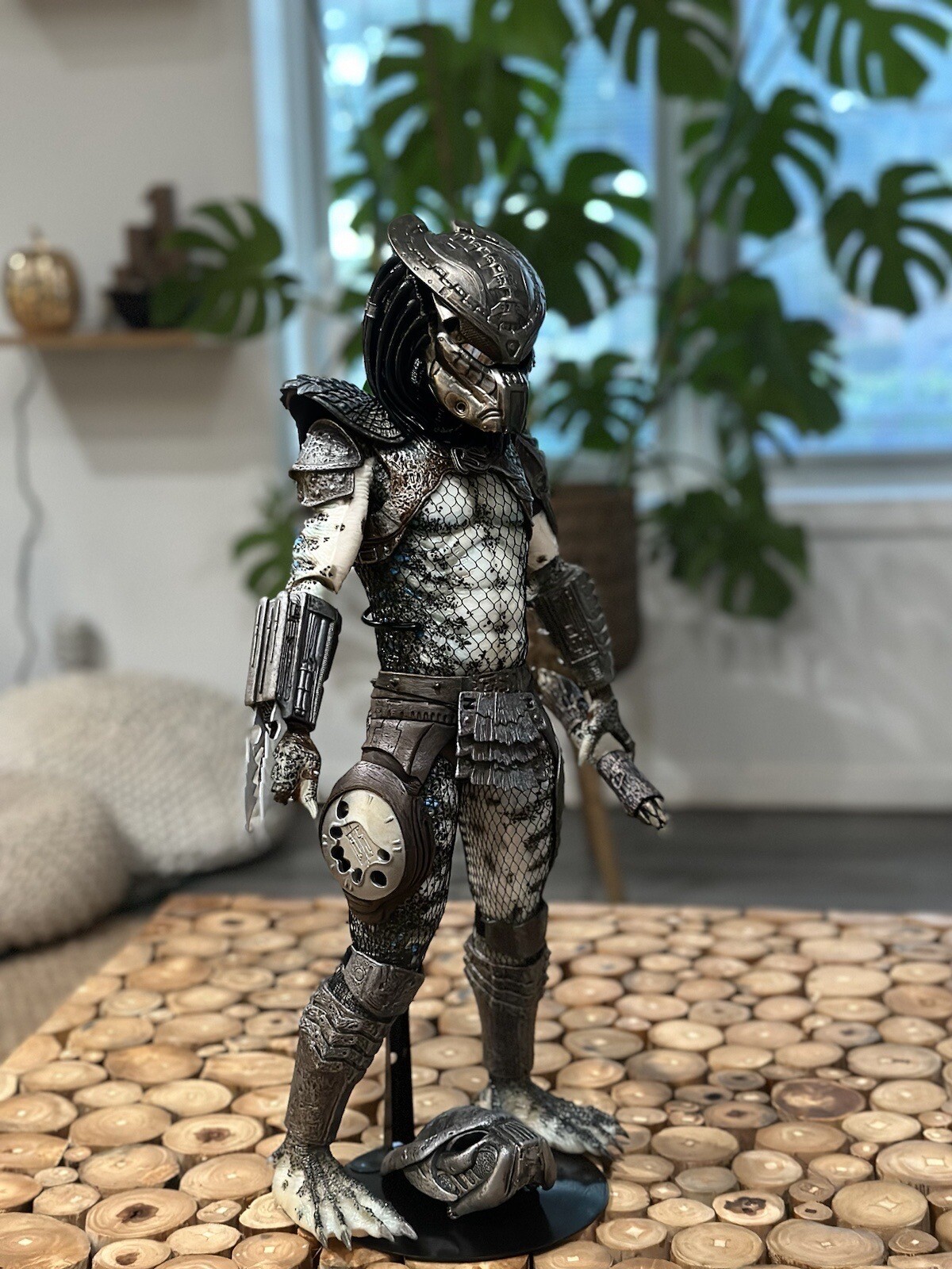 Custom 1/4 Elite Predator Mask For Neca Jungle Hunter Predator – MADE TO ORDER