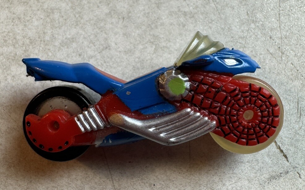 VINTAGE 1993 MICRO MACHINES HYPER-CYCLE BY GALOOB SPIDER-MAN COLLECTION #1