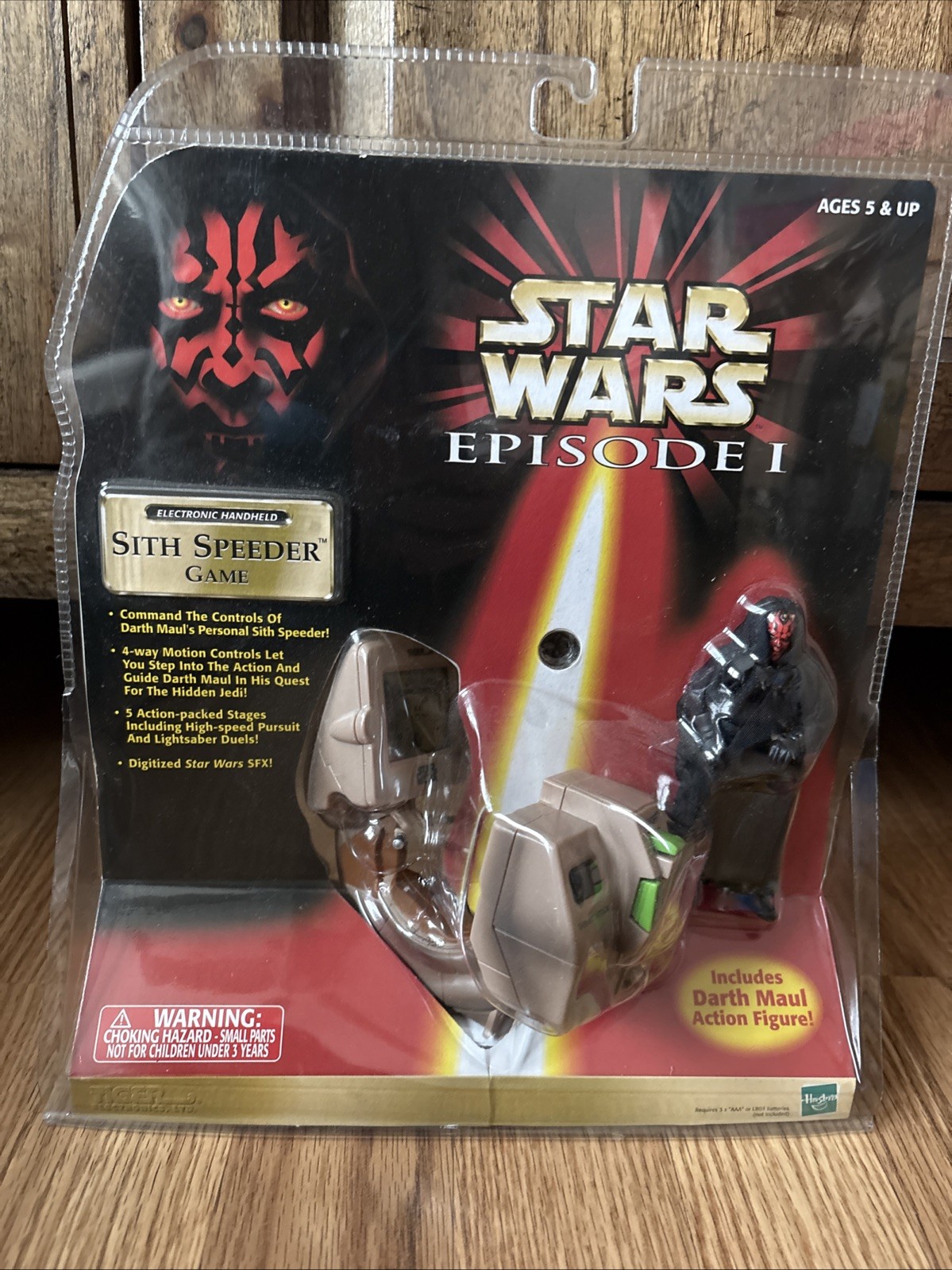 Darth Maul Sith Speeder Handheld Electronic Game STAR WARS Episode 1 2000 NEW