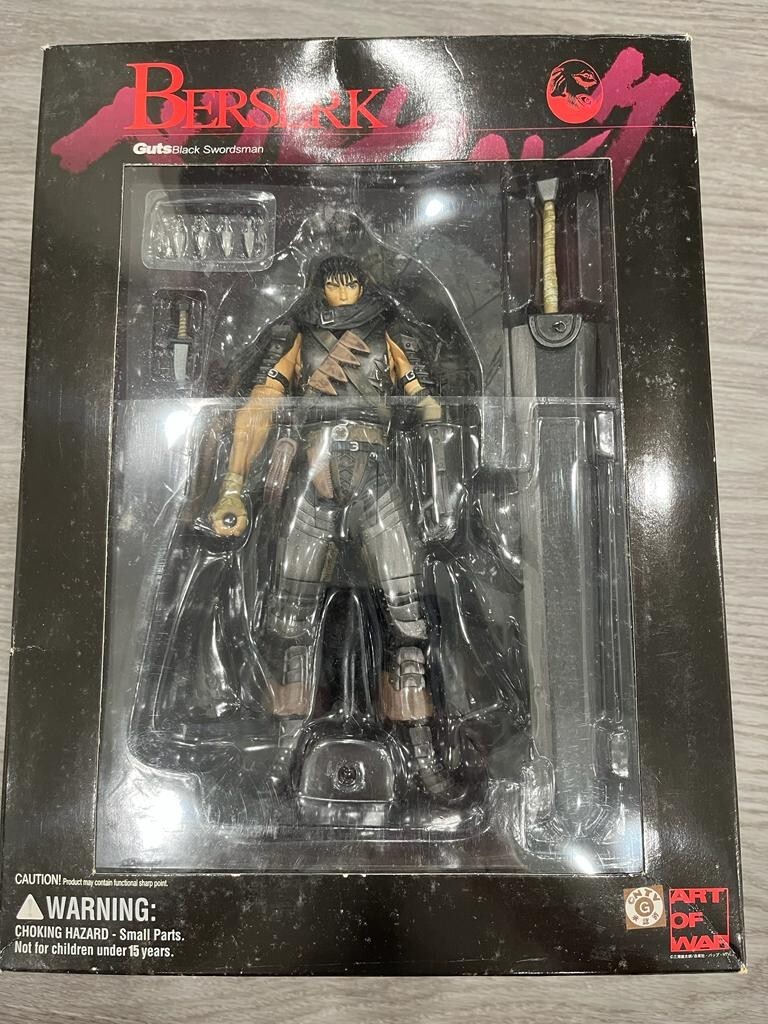 Berserk Guts Black Swordsman Figure Art of War JAPAN ANIME MANGA W/ Stand Rare