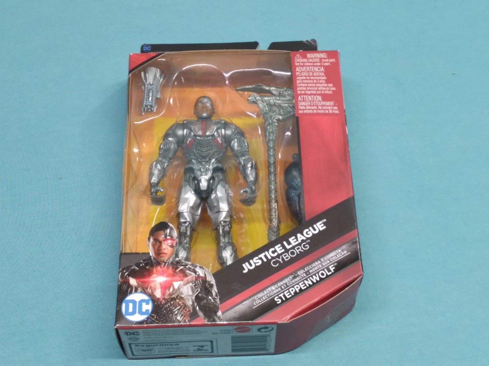 DC Comics Multiverse Cyborg Justice League 6 Inch Figure BAF Steppenwolf New