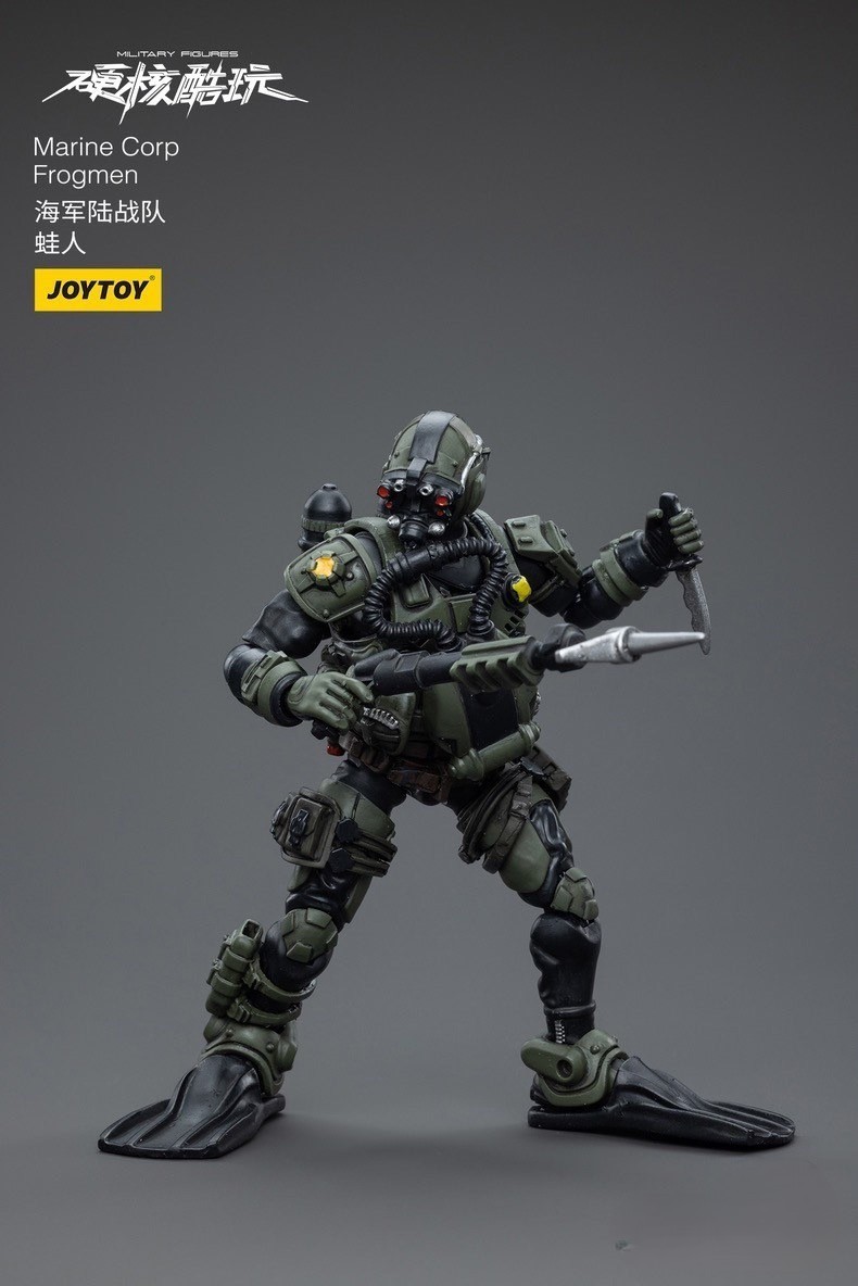 Military Figures Marine Corp Frogmen 1/18 Scale Figure BY JOYTOY