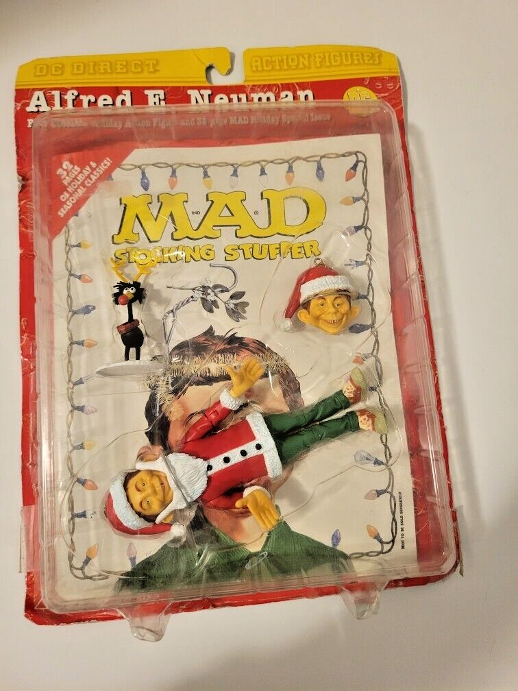 Mad Magazine Stocking Stuffer Alfred E. Neuman As Santa, DC Direct 1999