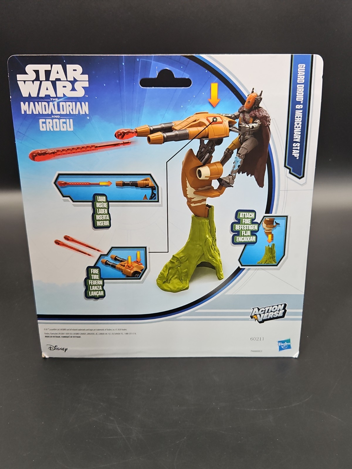 Star Wars ActionVerse Guard Droid & Mercenary STAP Mandalorian & Grogu Brand New