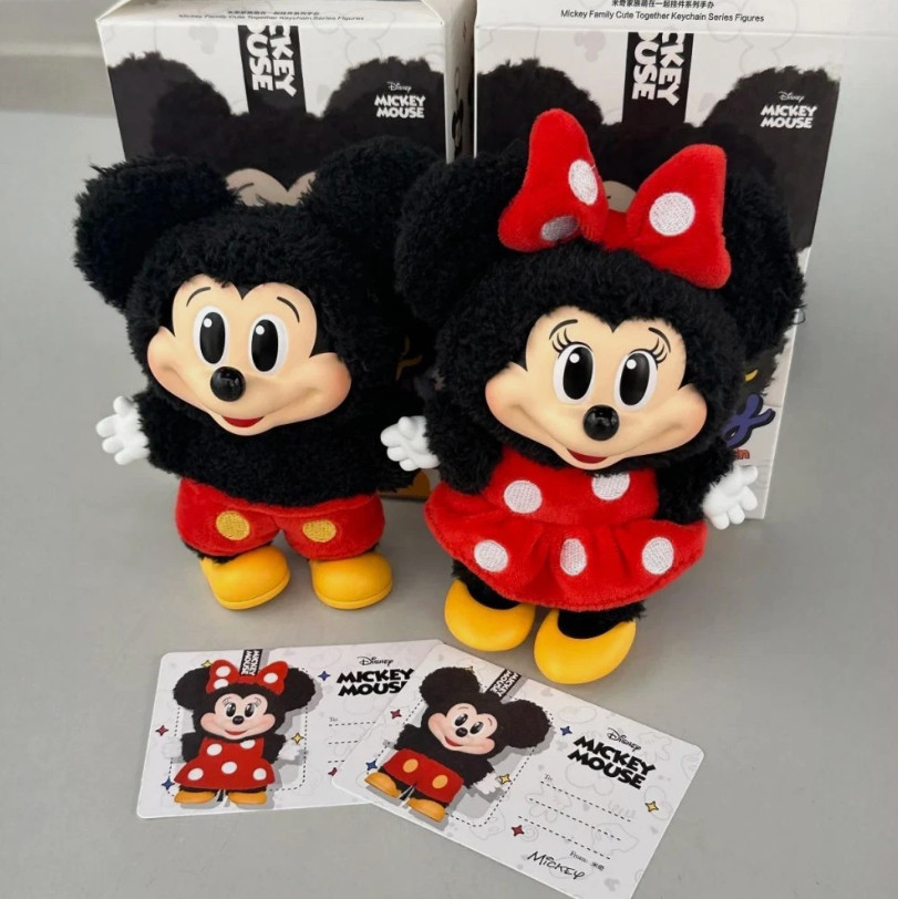Mickey Family Cute Together Series Plush Pedant Bag Charm Confirmed Figure Doll
