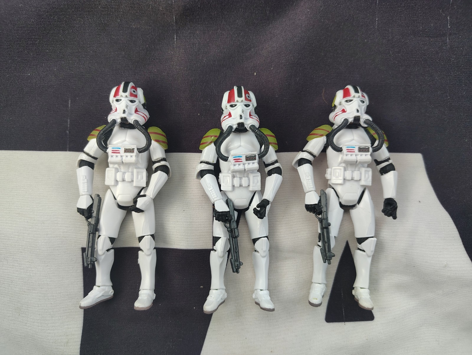 Clone Gunship Pilot Legacy Collection LOT X3 STAR WARS LOOSE Complete S01
