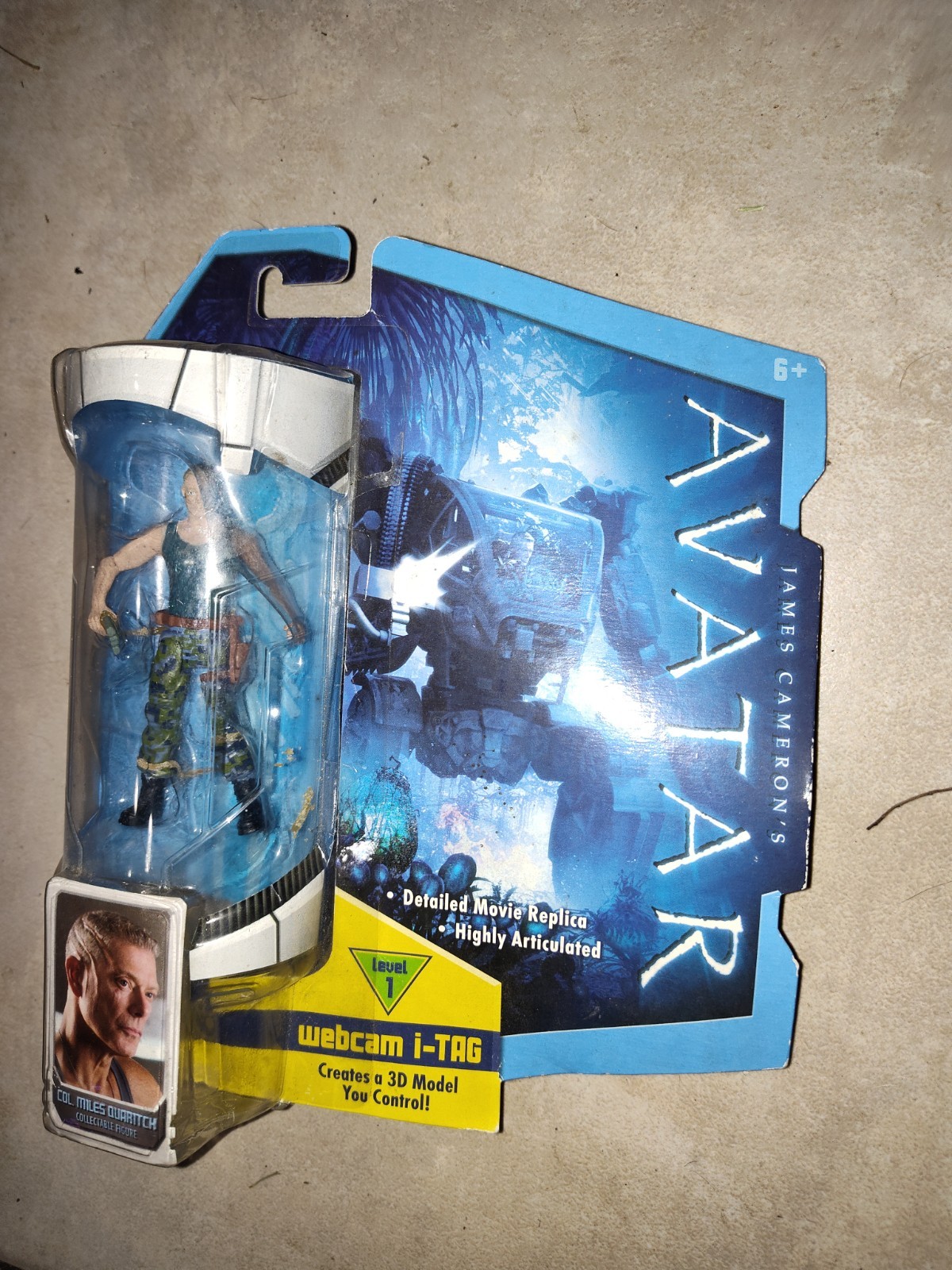 Mattel James Cameron&rsquo;s Avatar Col. Miles Quaritch Action Figure 2009 Sealed