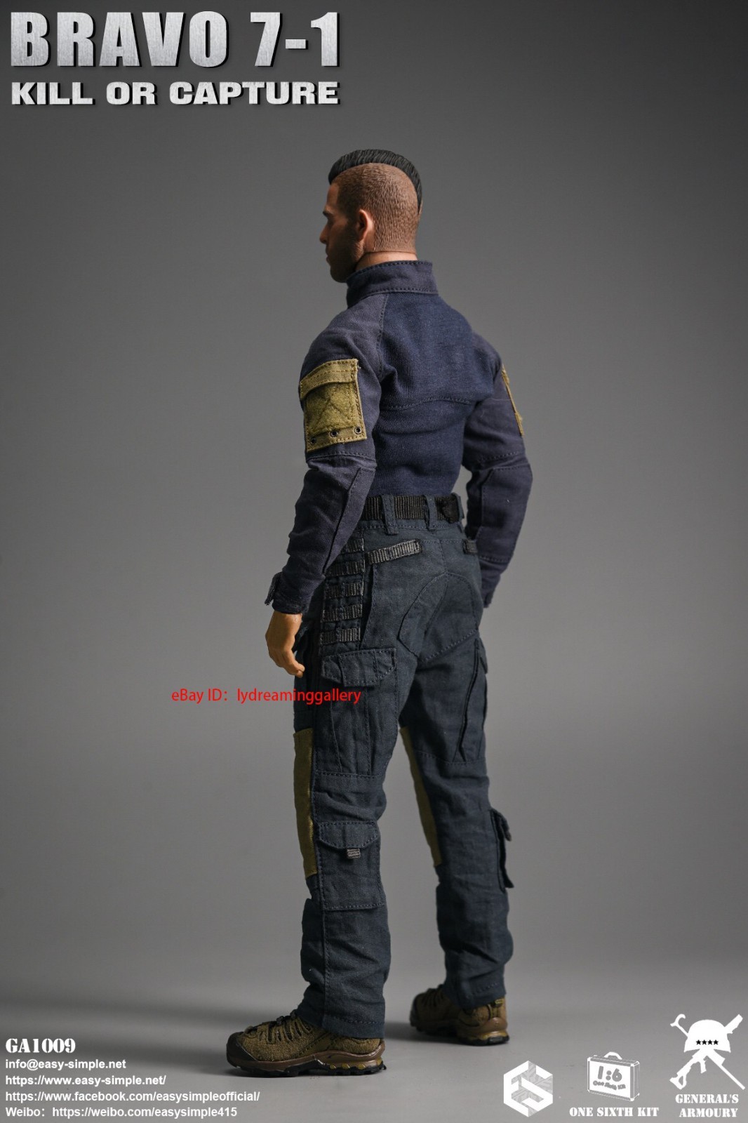 EASY&SIMPLE GA1009 BRAVO 7-1 KILL OR CAPTURE 1/6 Limited Edition Action Figure
