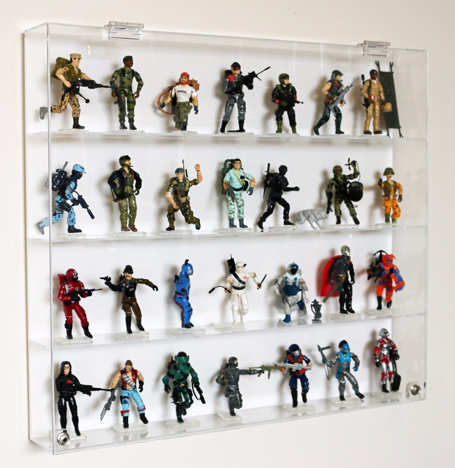 Collectors Showcase – Premium Display Case for 3-3/4&Prime; GI Joe Action Figures T3MS