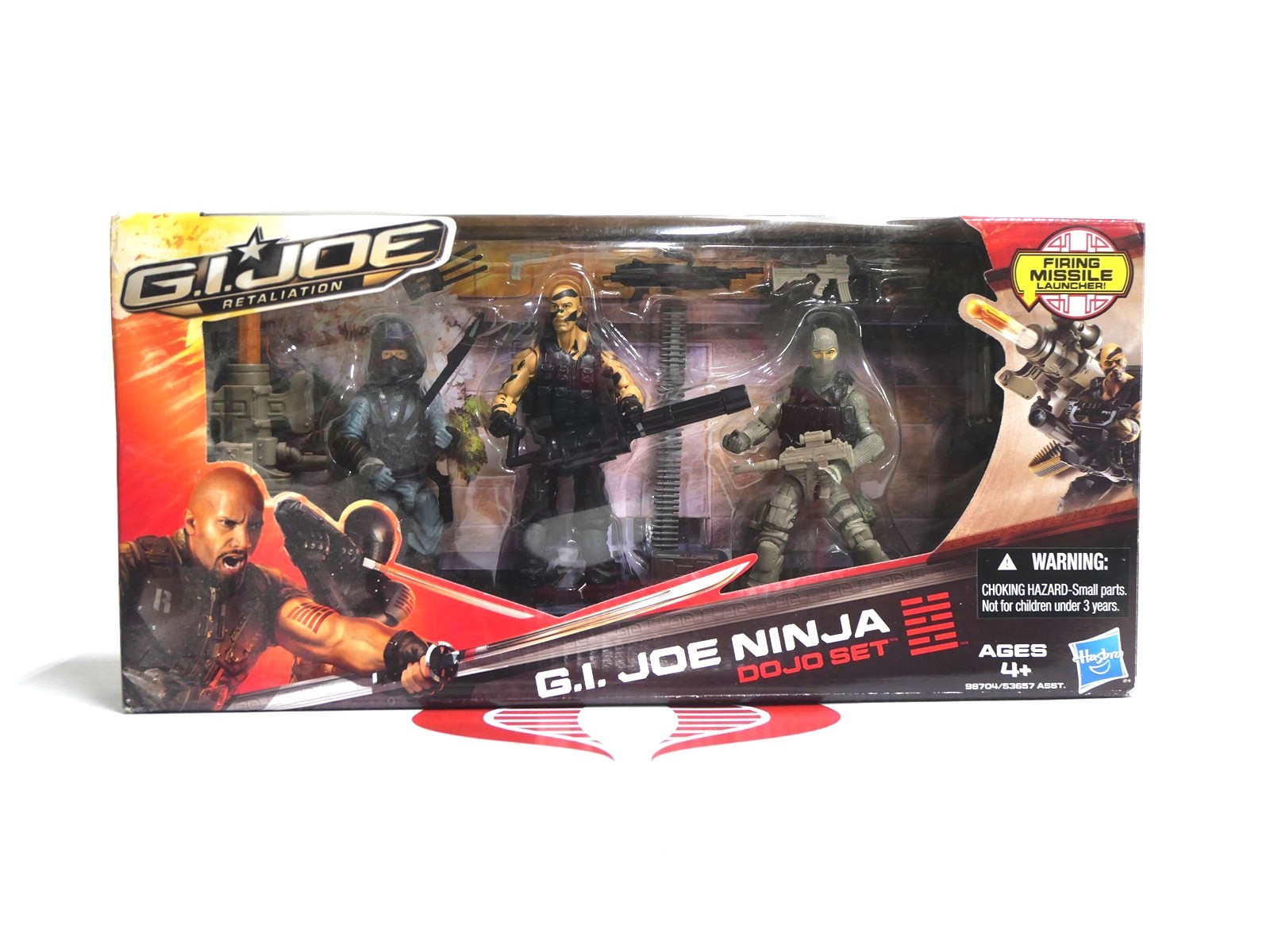 GI Joe Action Figure NINJA DOJO SET SET Night OPS Roadblock Retaliation 2012 MIB