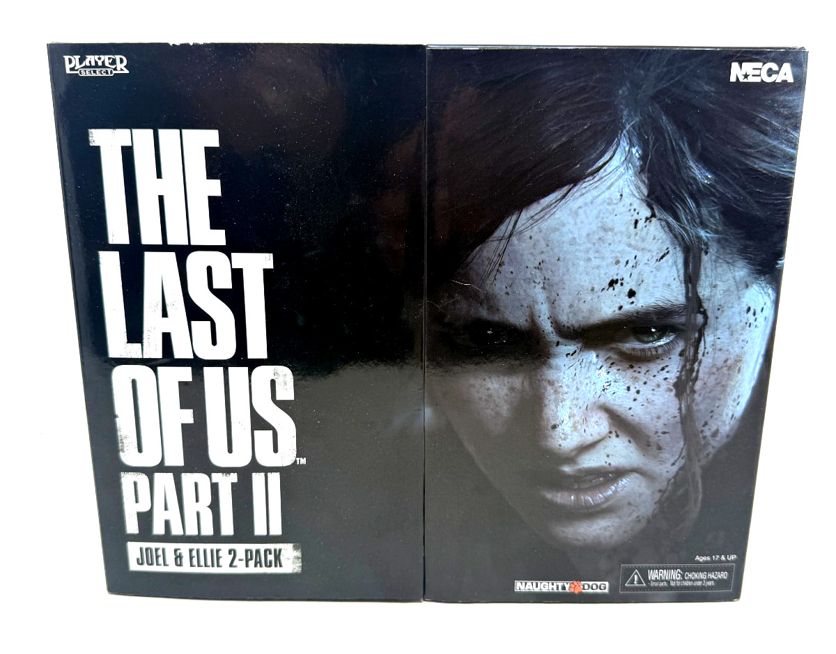 NECA The Last of Us Part 2 JOEL & ELLIE 2-PACK SEALED New Action Figure