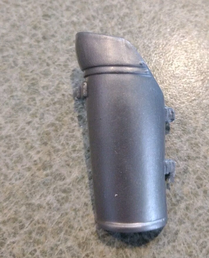 1968 Auth/Orig Marx Johnny West Silver Knight Left Vambrace Outside Lower Arm