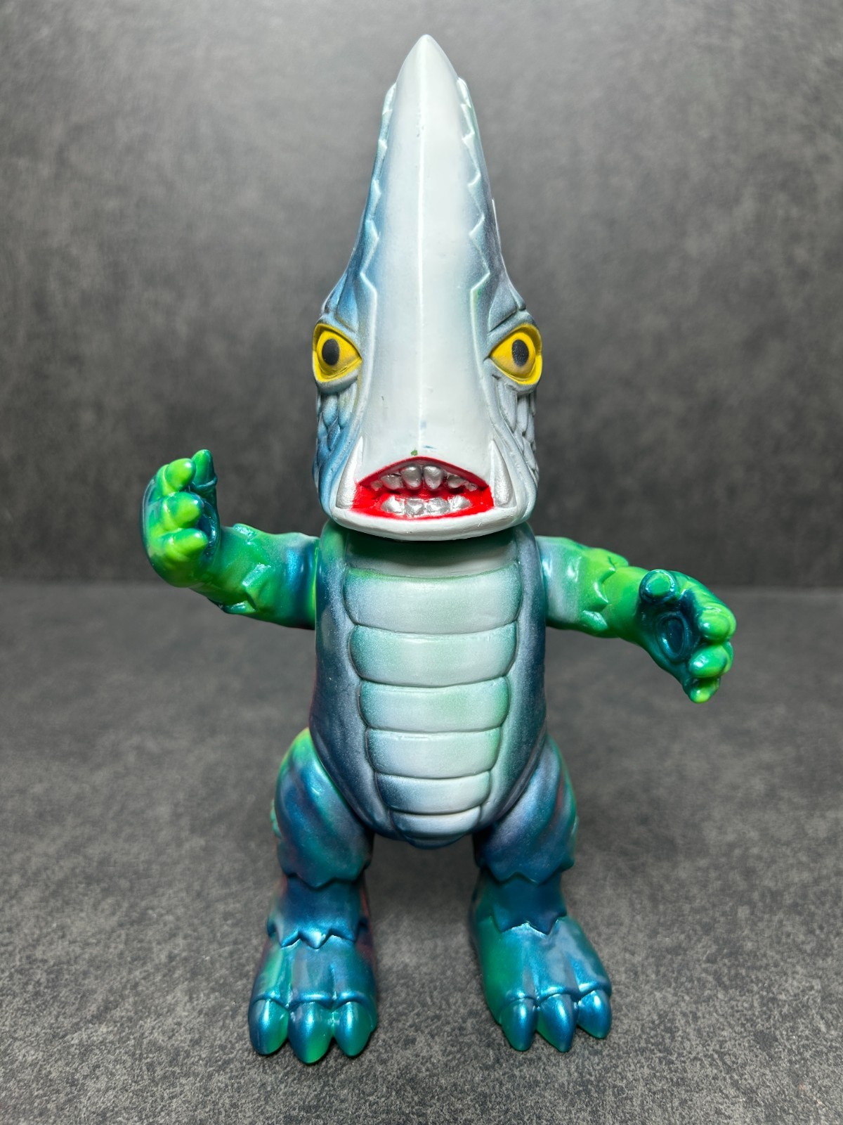 Marusan Guiron Sofubi 7.8&Prime; Soft Vinyl Figure Gamera Vintage 1998 w/ Header & Bag