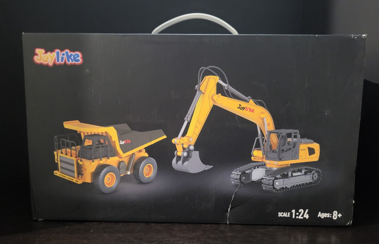 Platform Trailer Excavator RC 1:24 Scale JOY LIKE Electronic 2.4GHZ NEW MIB