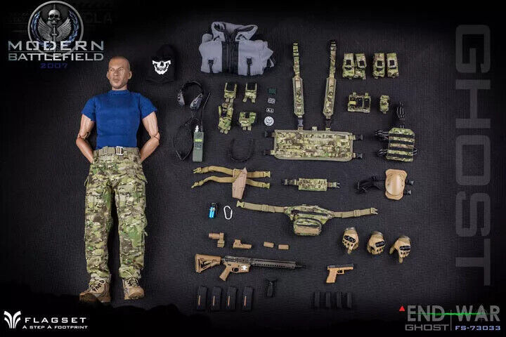 FLAGSET END WAR GHOST « X » 1/6 Action Figure FS73033 Model In Stock New