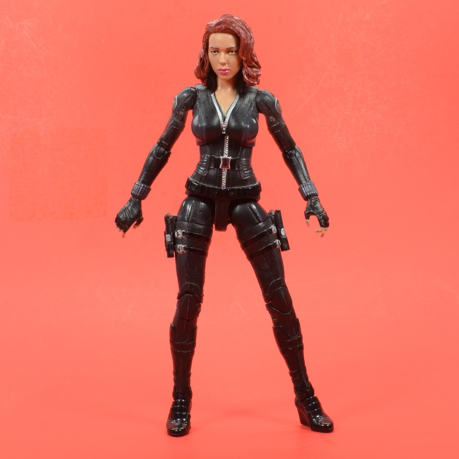 Marvel Legends 6&Prime; Mandroid BAF Captain America Movie Black Widow As Shown TO5