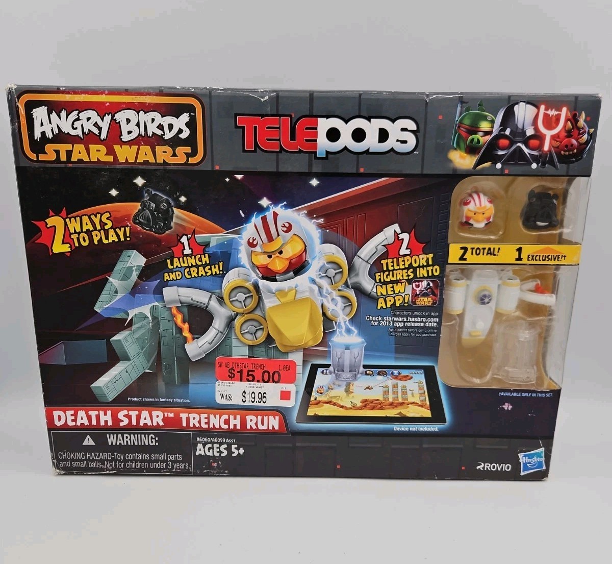 Angry Birds Star Wars Telepods Death Star Trench Run Hasbro NEW