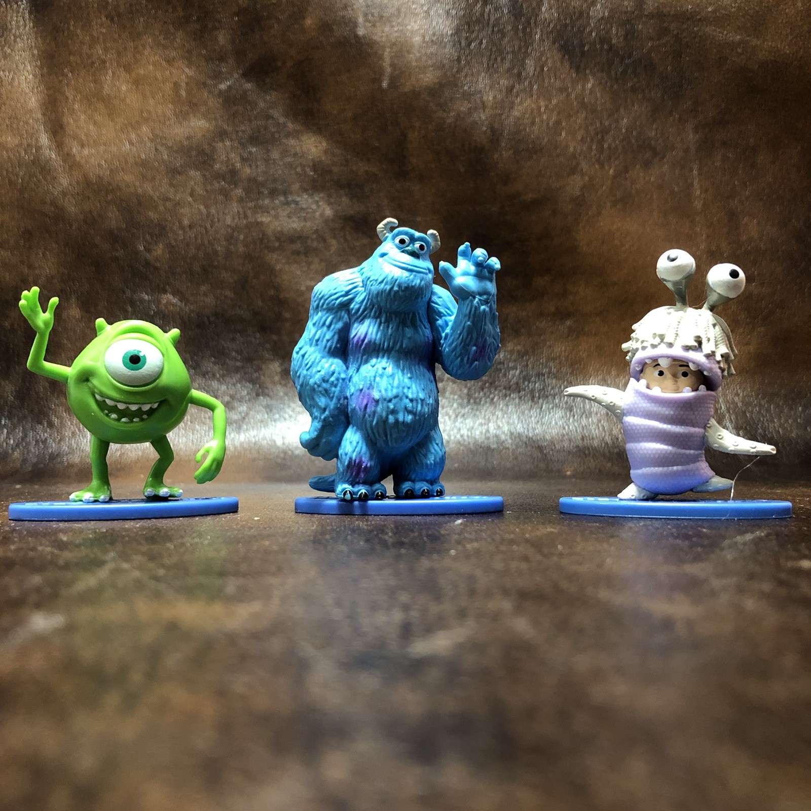 Disney Pixar Monsters Inc Poseable Action Figures Toy Lot Sully Mike Boo
