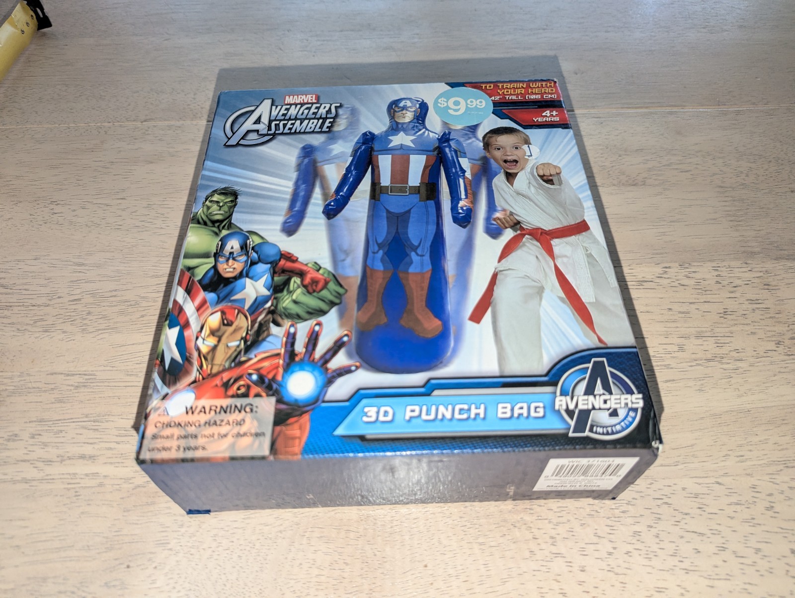 Avengers Assemble Initiative 3D Captain America PunchBag SEALED Rare Version 42&Prime;