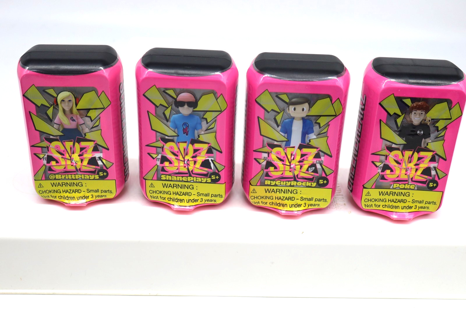 Screen Breakz Sealed Figure Lot BrittPlays ShanePlays RyGuyRocky Poke