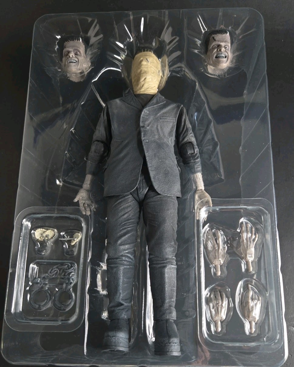 NECA Ultimate Frankenstein’s Monster 7in Action Figure (04805) Black And White